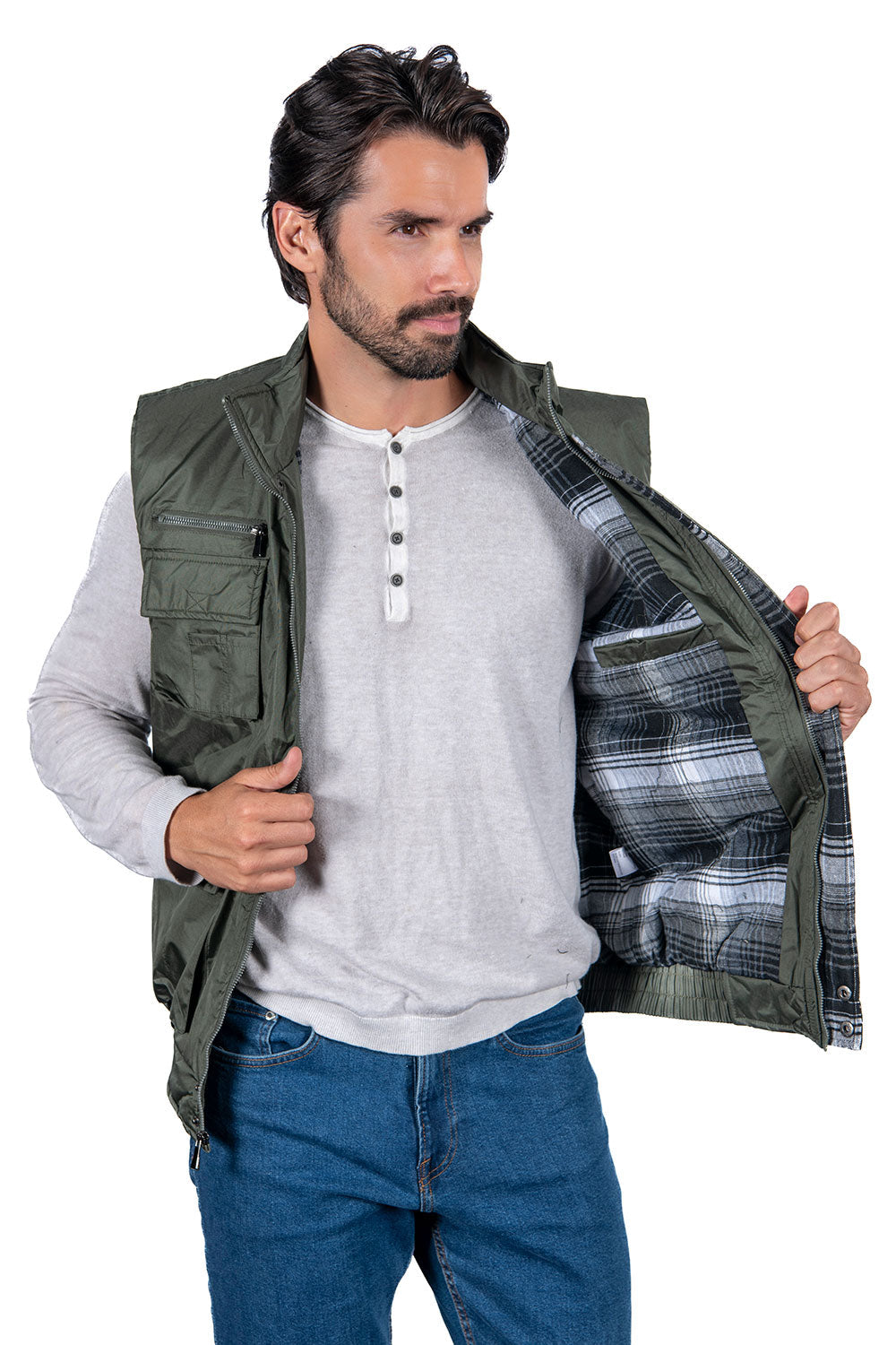Men's Outdoor Multi Pockets Vests (S-M-L-XL-XXL / 3-7-7-4-3) 24 pcs