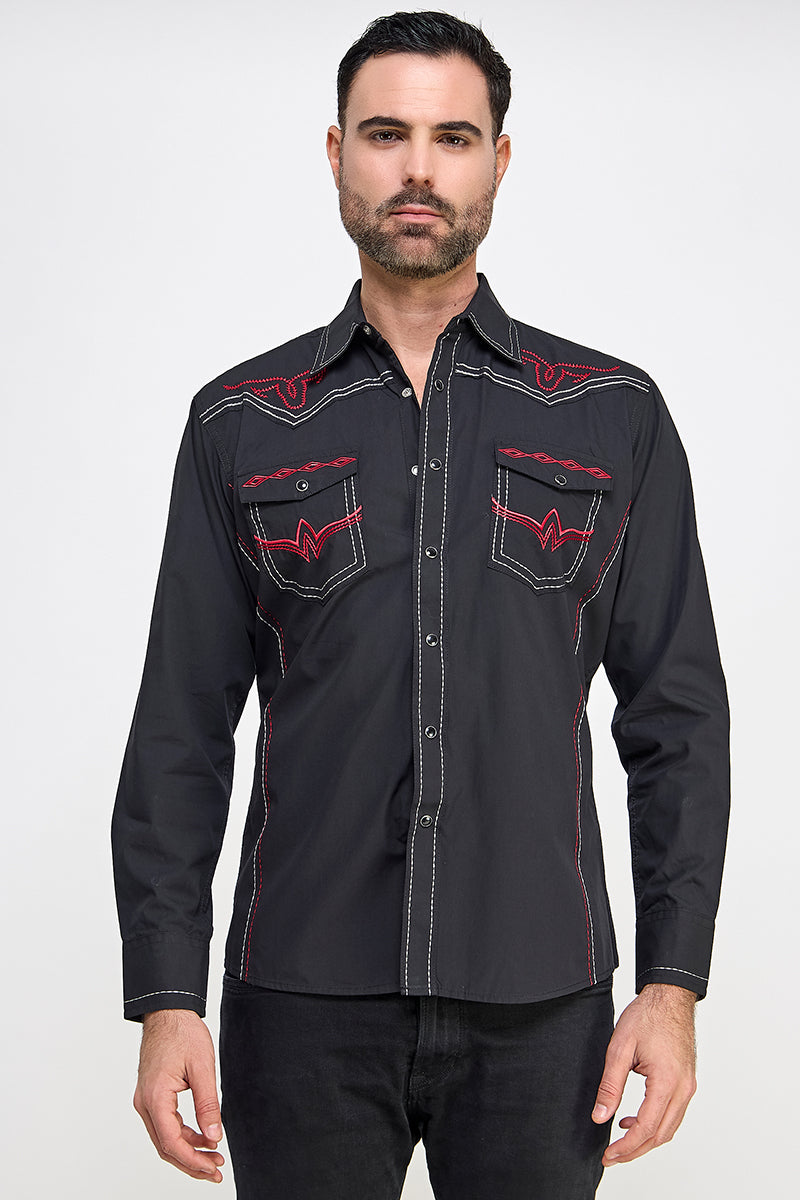 Men's Graphic Casual Snap Button Shirts – Patroncito, USA