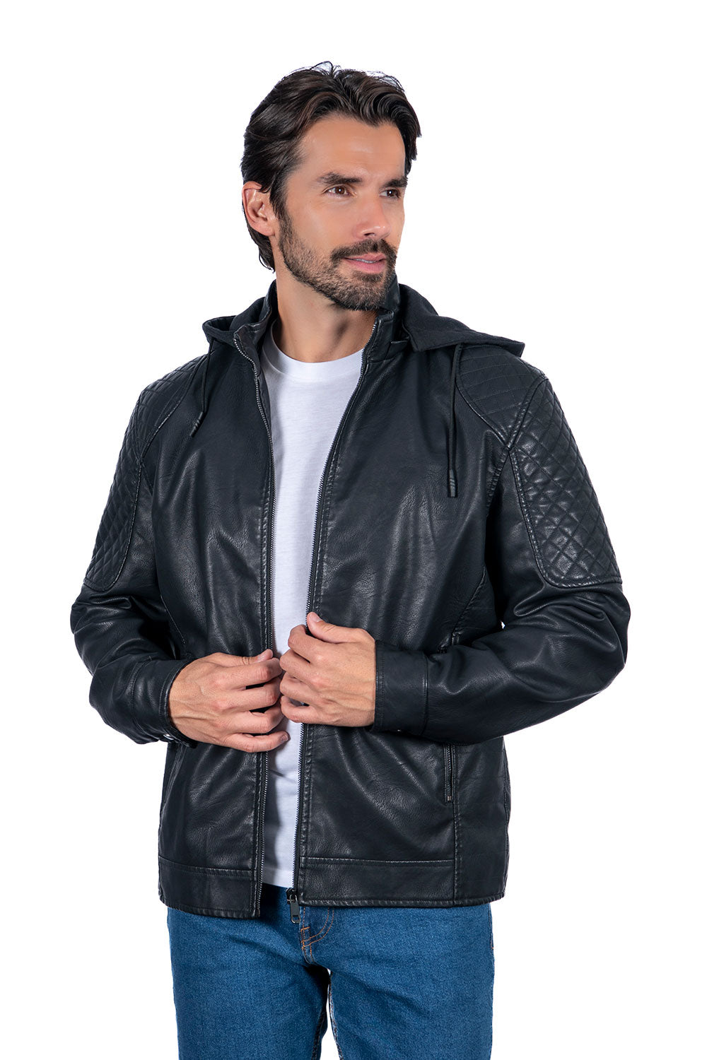 Men's PU Leather Jackets a Full Box of (S-M-L-XL-XXL / 4-6-7-4-3) 24pcs