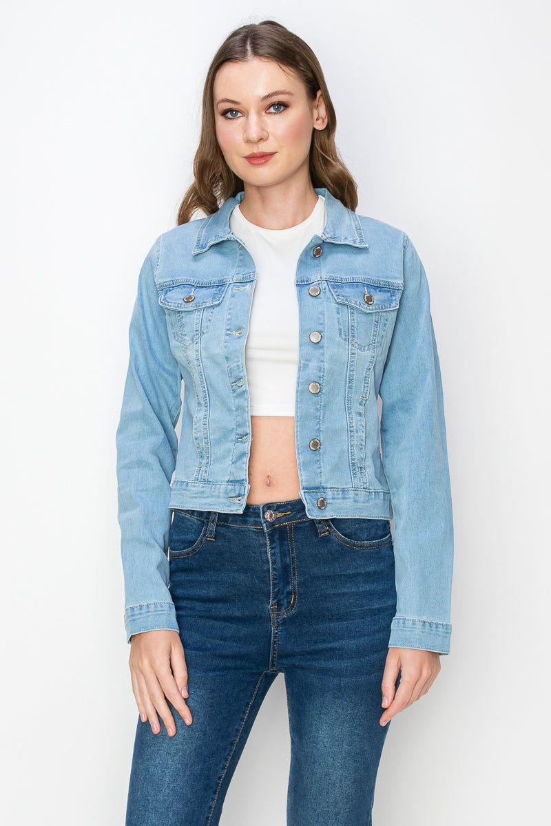 Women's Casual Denim Jackets (S-M-L-XL / 2-4-4-2) 12 pcs