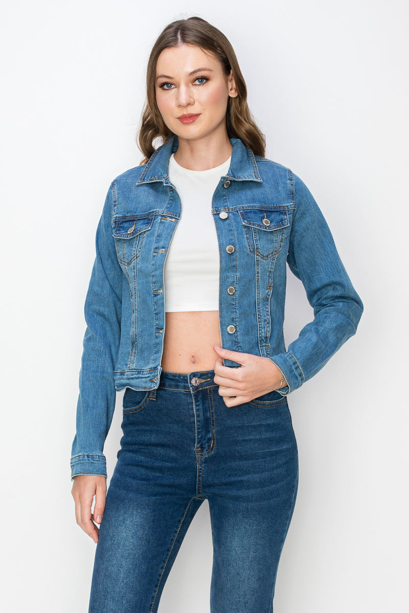 Women's Casual Denim Jackets (S-M-L-XL / 2-4-4-2) 12 pcs