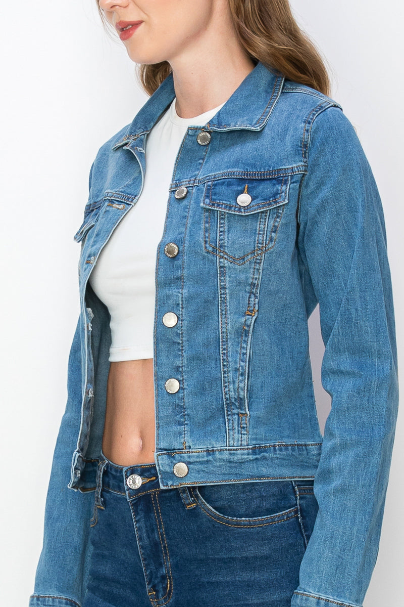 Women's Casual Denim Jackets (S-M-L-XL / 2-4-4-2) 12 pcs