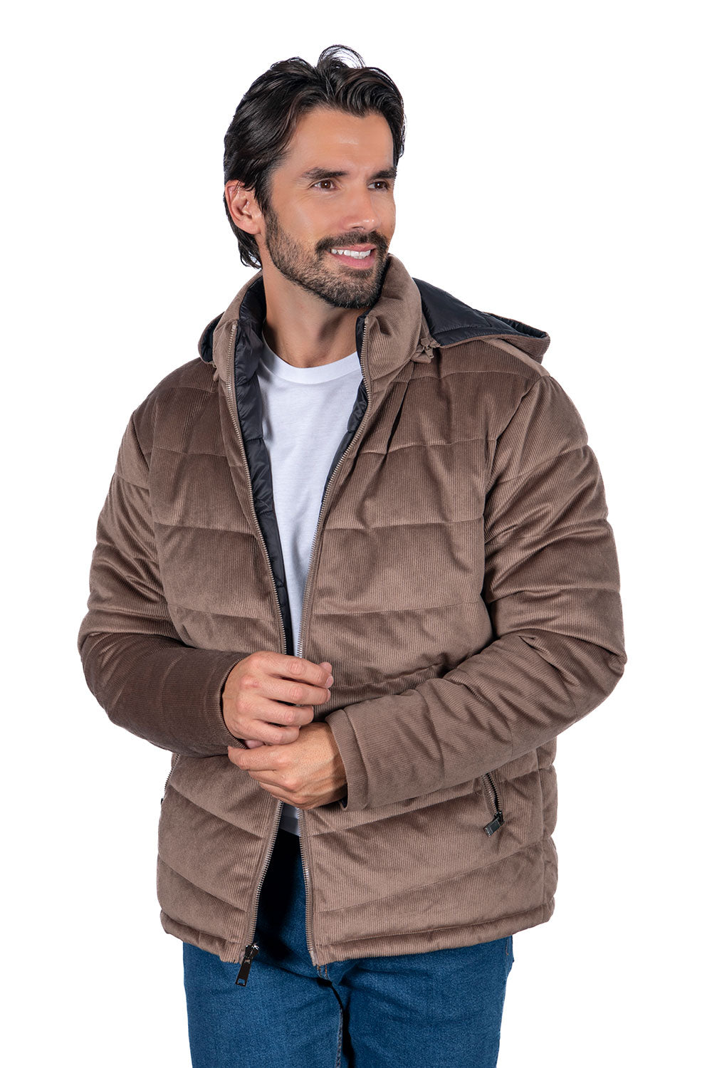 Men's Reversible Padded Jacket (S-M-L-XL-XXL / 3-7-7-4-3) 24 pcs