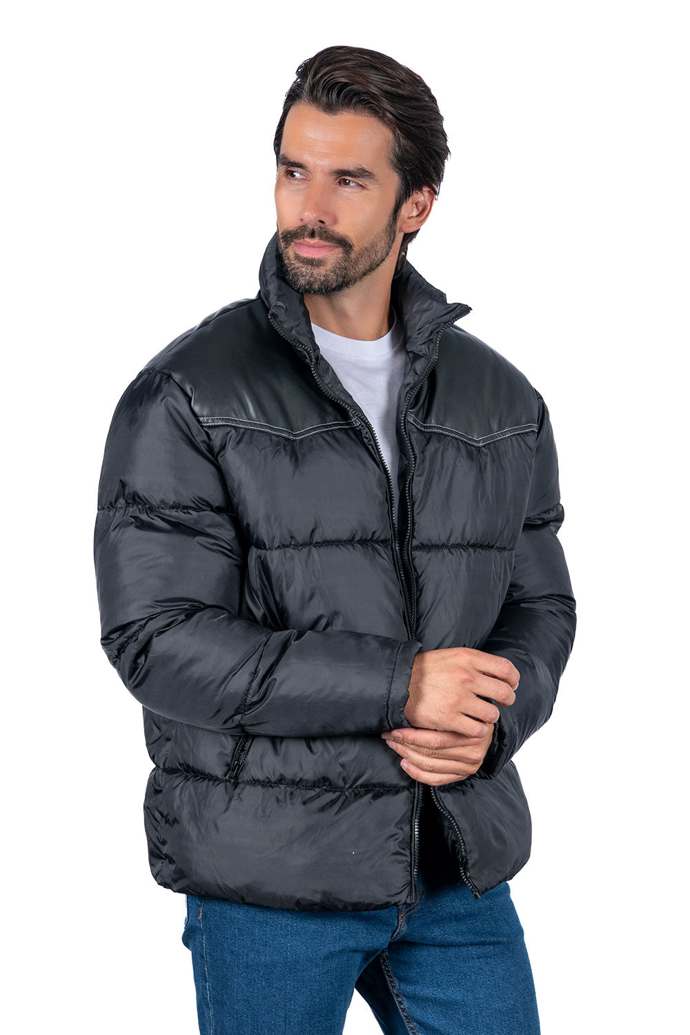 Men's Padded Winter Jackets (S-M-L-XL-XXL / 3-7-7-4-3) 24 pcs