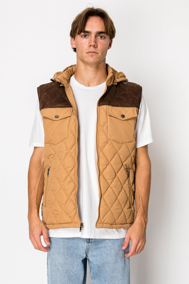 Men's Vest With Sherpa Inside (S-M-L-XL-2XL / 3-7-7-4-3) 24 PCS