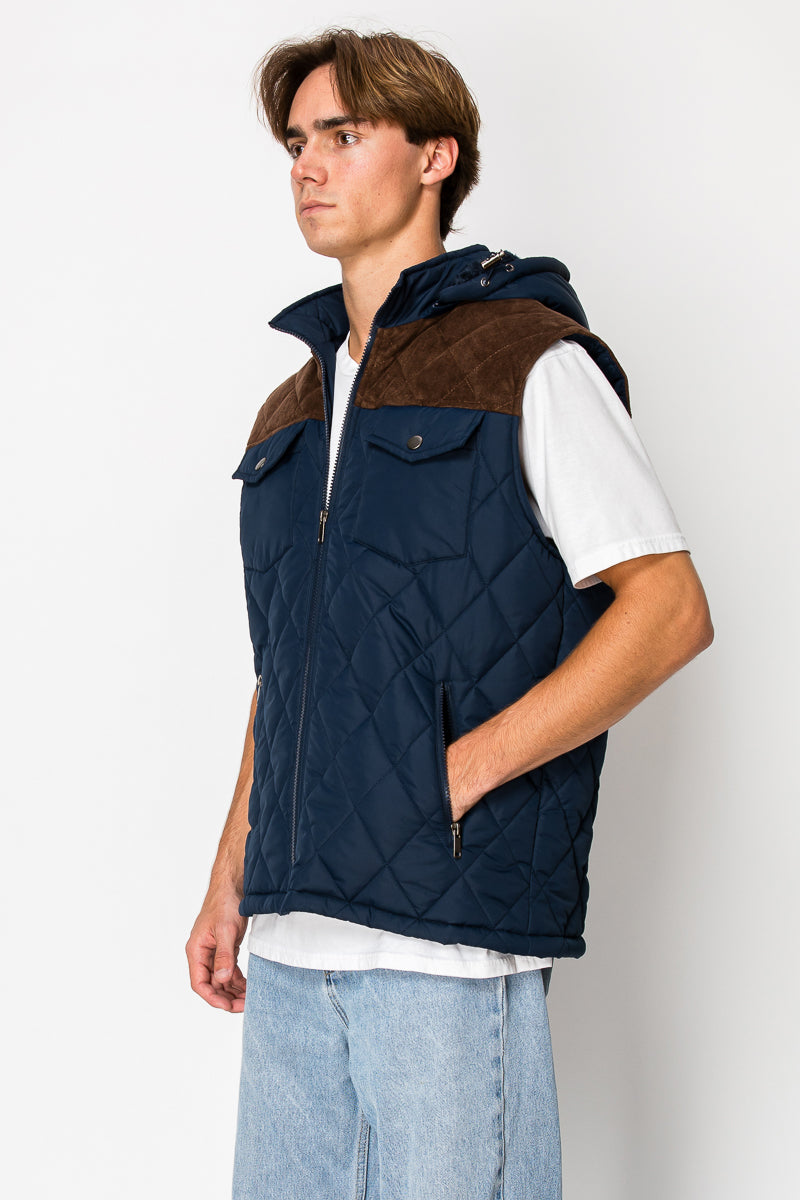 Men's Vest With Sherpa Inside (S-M-L-XL-2XL / 3-7-7-4-3) 24 PCS